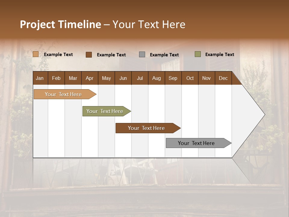 Artistic Work Of My Own In Retro Style - Postcard From Italy. - Architecture Urban Orvieto, Umbria, Italy PowerPoint Template