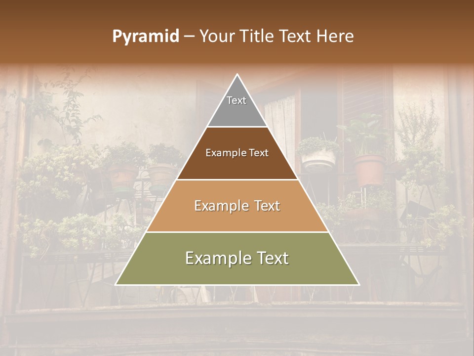 Artistic Work Of My Own In Retro Style - Postcard From Italy. - Architecture Urban Orvieto, Umbria, Italy PowerPoint Template