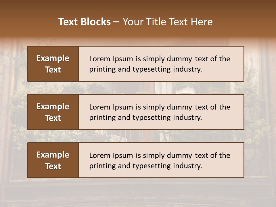 Artistic Work Of My Own In Retro Style - Postcard From Italy. - Architecture Urban Orvieto, Umbria, Italy PowerPoint Template