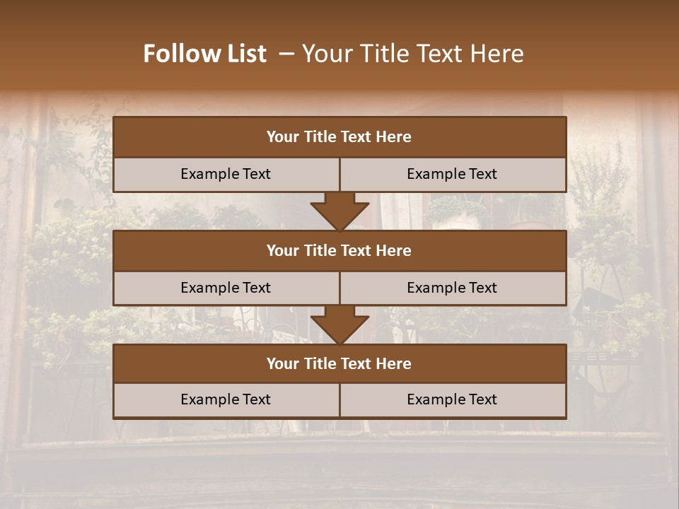 Artistic Work Of My Own In Retro Style - Postcard From Italy. - Architecture Urban Orvieto, Umbria, Italy PowerPoint Template