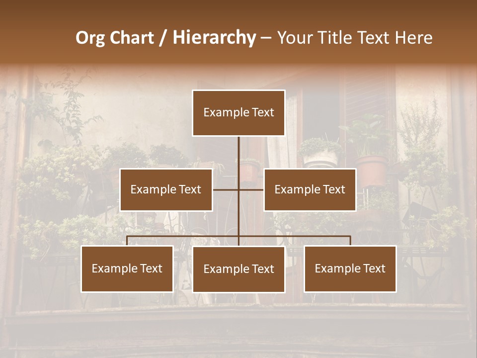 Artistic Work Of My Own In Retro Style - Postcard From Italy. - Architecture Urban Orvieto, Umbria, Italy PowerPoint Template