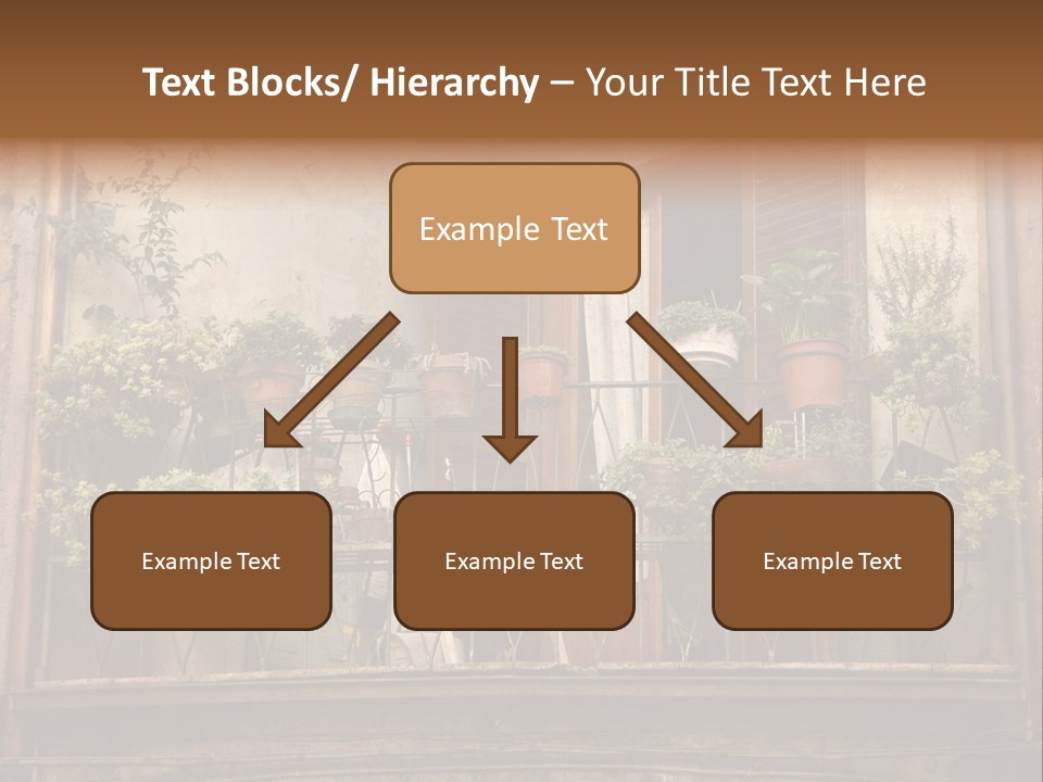 Artistic Work Of My Own In Retro Style - Postcard From Italy. - Architecture Urban Orvieto, Umbria, Italy PowerPoint Template