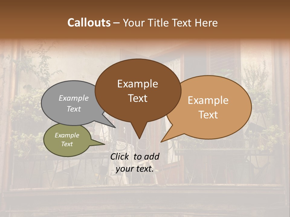 Artistic Work Of My Own In Retro Style - Postcard From Italy. - Architecture Urban Orvieto, Umbria, Italy PowerPoint Template