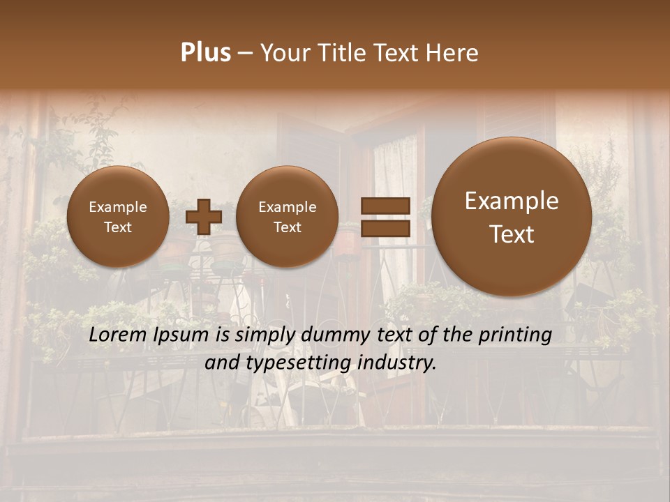 Artistic Work Of My Own In Retro Style - Postcard From Italy. - Architecture Urban Orvieto, Umbria, Italy PowerPoint Template