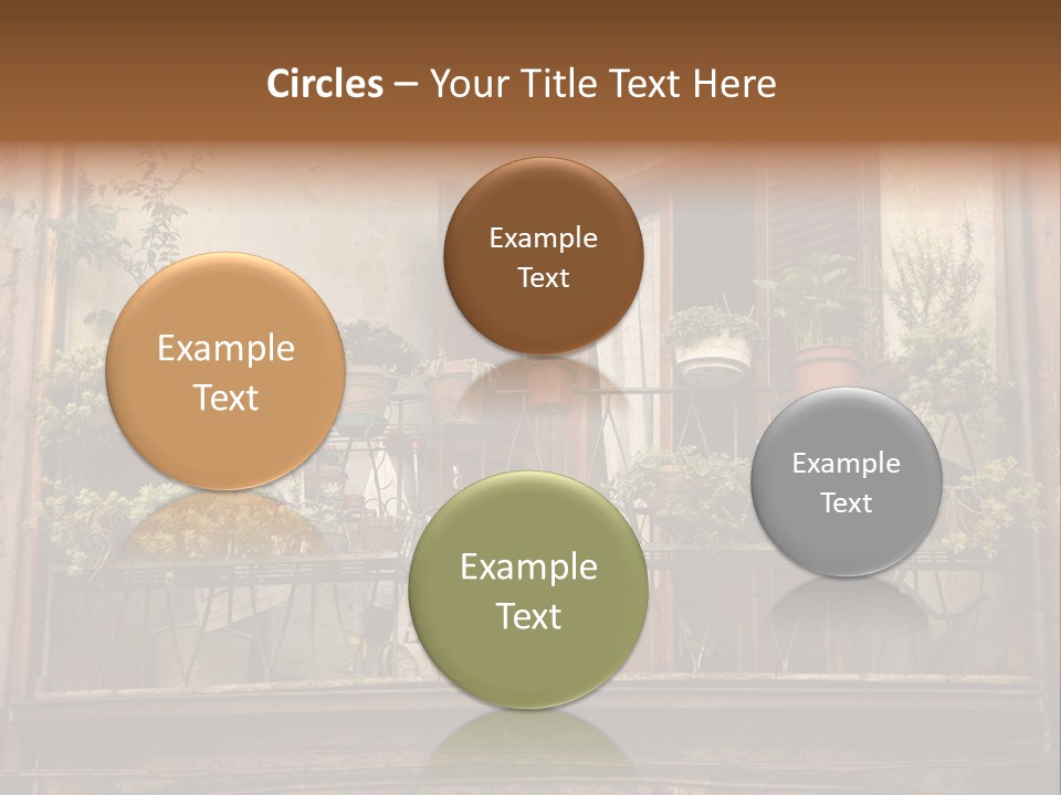 Artistic Work Of My Own In Retro Style - Postcard From Italy. - Architecture Urban Orvieto, Umbria, Italy PowerPoint Template