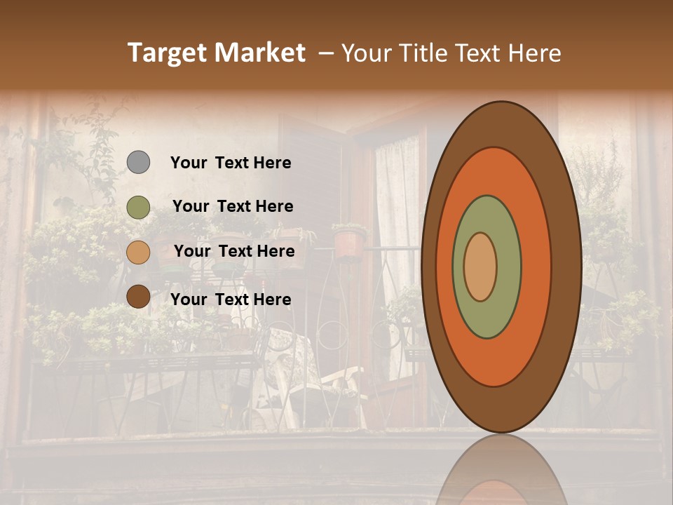 Artistic Work Of My Own In Retro Style - Postcard From Italy. - Architecture Urban Orvieto, Umbria, Italy PowerPoint Template