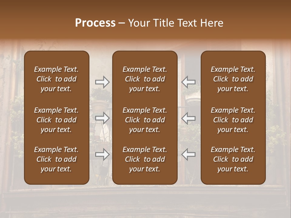 Artistic Work Of My Own In Retro Style - Postcard From Italy. - Architecture Urban Orvieto, Umbria, Italy PowerPoint Template