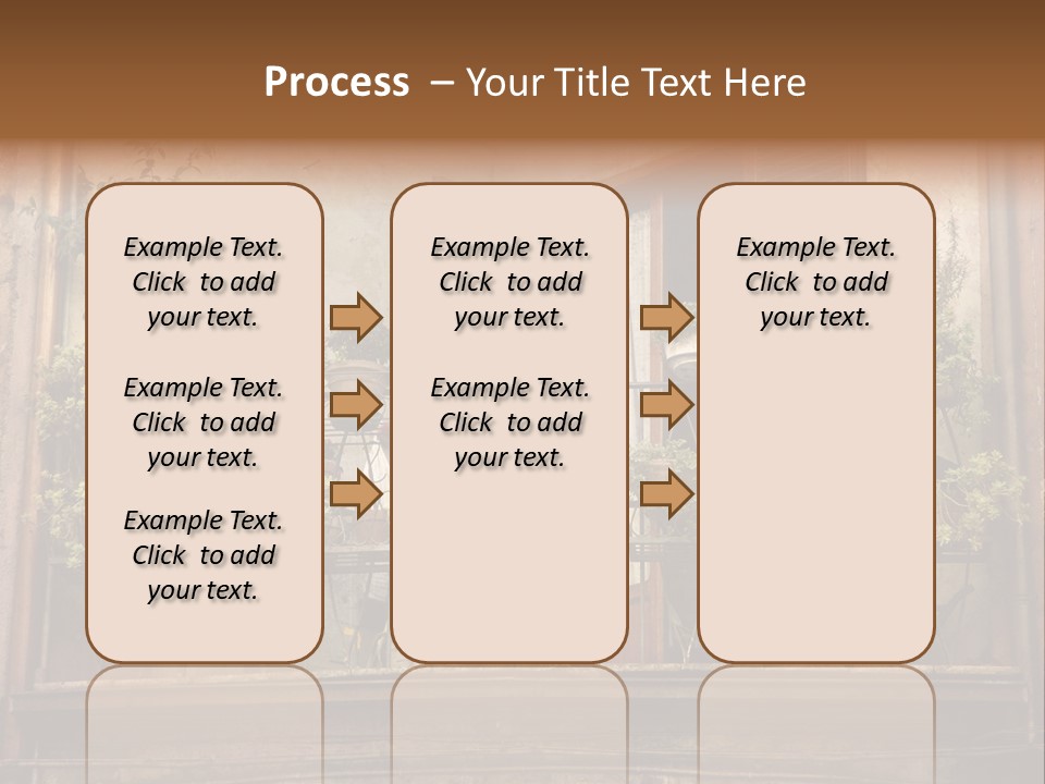 Artistic Work Of My Own In Retro Style - Postcard From Italy. - Architecture Urban Orvieto, Umbria, Italy PowerPoint Template