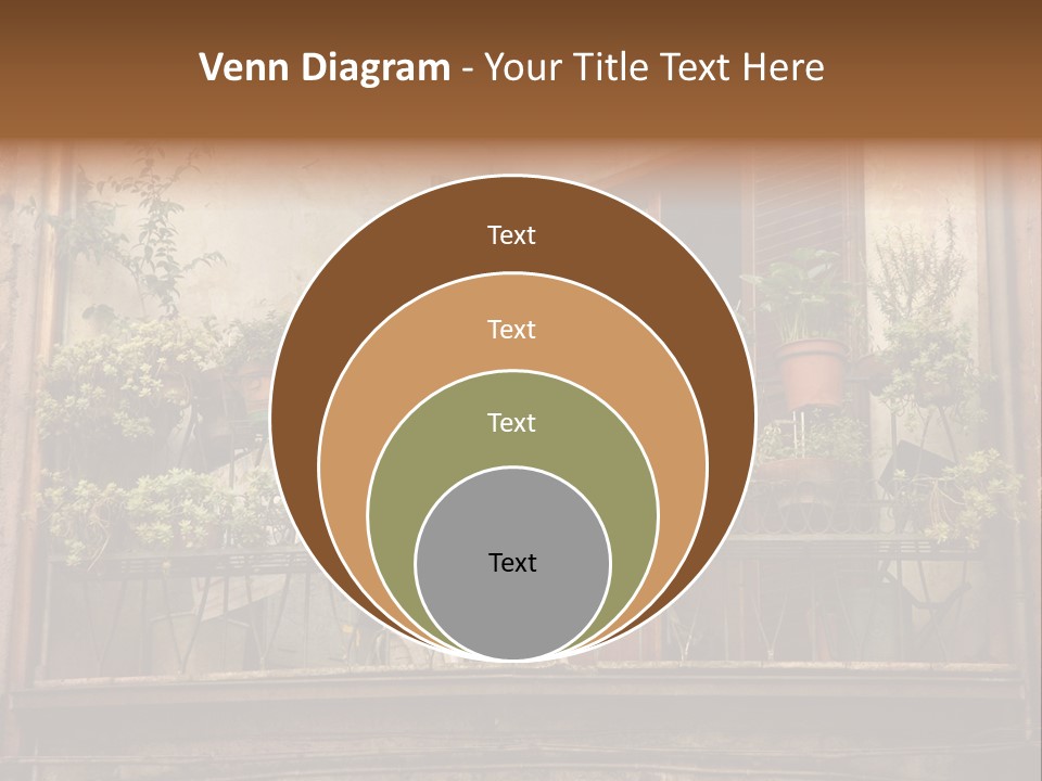 Artistic Work Of My Own In Retro Style - Postcard From Italy. - Architecture Urban Orvieto, Umbria, Italy PowerPoint Template