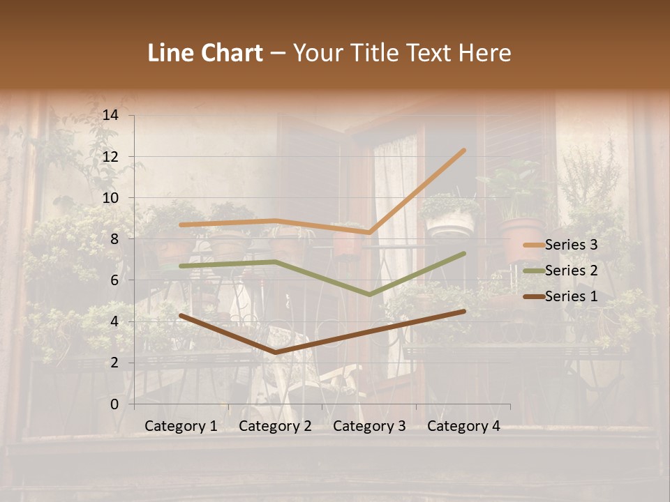 Artistic Work Of My Own In Retro Style - Postcard From Italy. - Architecture Urban Orvieto, Umbria, Italy PowerPoint Template