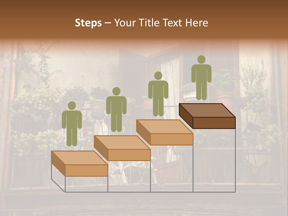 Artistic Work Of My Own In Retro Style - Postcard From Italy. - Architecture Urban Orvieto, Umbria, Italy PowerPoint Template