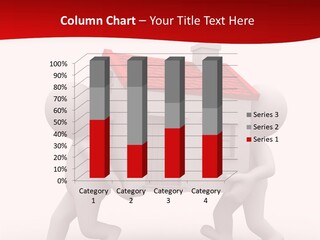 Two 3D Humans Carry A Home In Their Hands PowerPoint Template