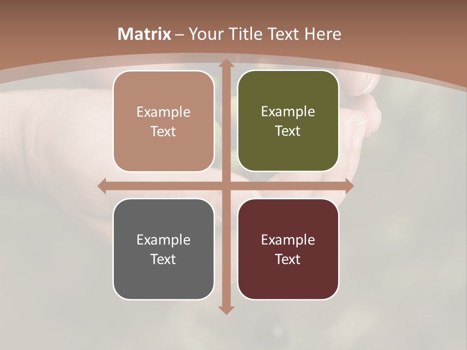 A Person Holding A Handful Of Olives In Their Hands PowerPoint Template