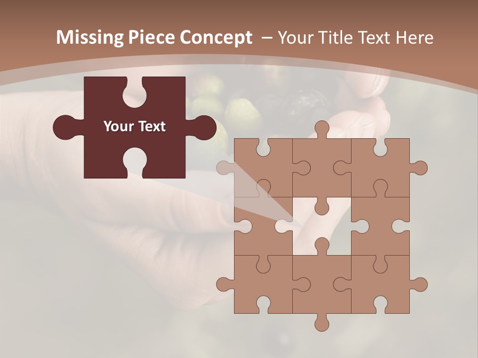 A Person Holding A Handful Of Olives In Their Hands PowerPoint Template