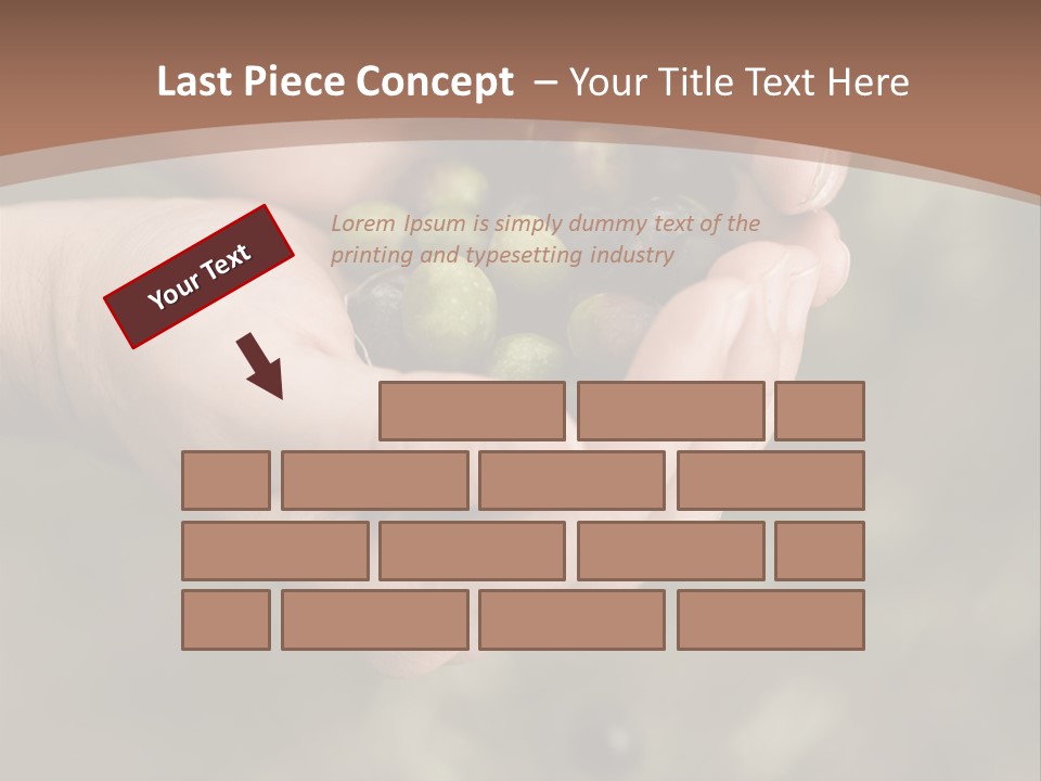 A Person Holding A Handful Of Olives In Their Hands PowerPoint Template