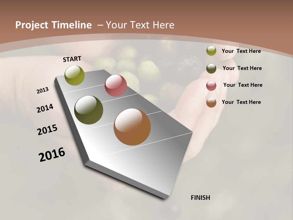 A Person Holding A Handful Of Olives In Their Hands PowerPoint Template