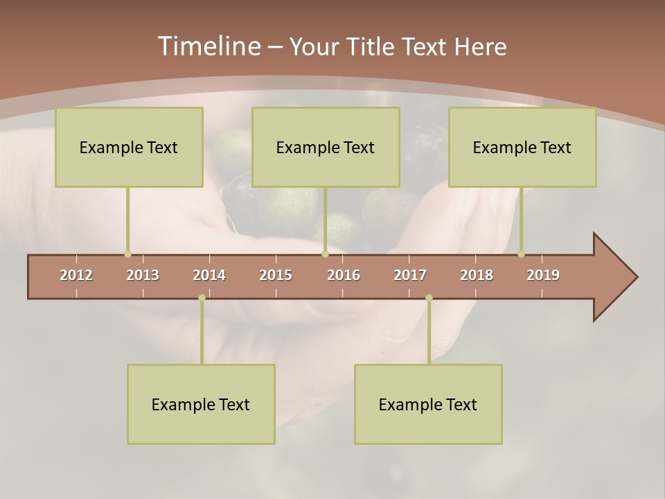 A Person Holding A Handful Of Olives In Their Hands PowerPoint Template