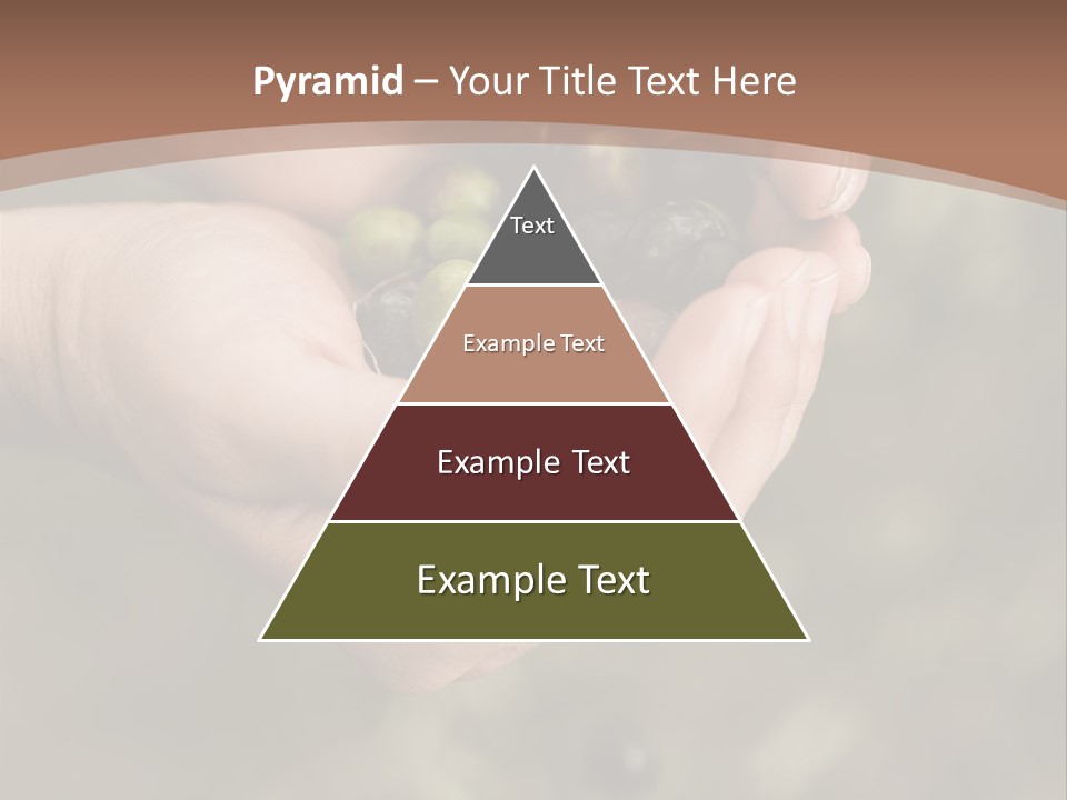 A Person Holding A Handful Of Olives In Their Hands PowerPoint Template