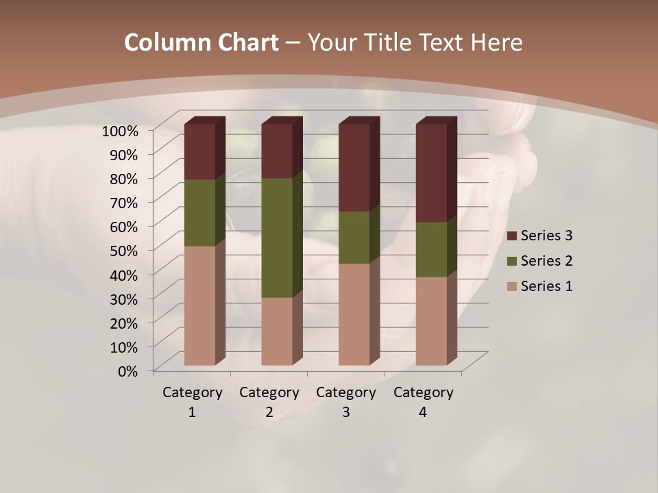A Person Holding A Handful Of Olives In Their Hands PowerPoint Template