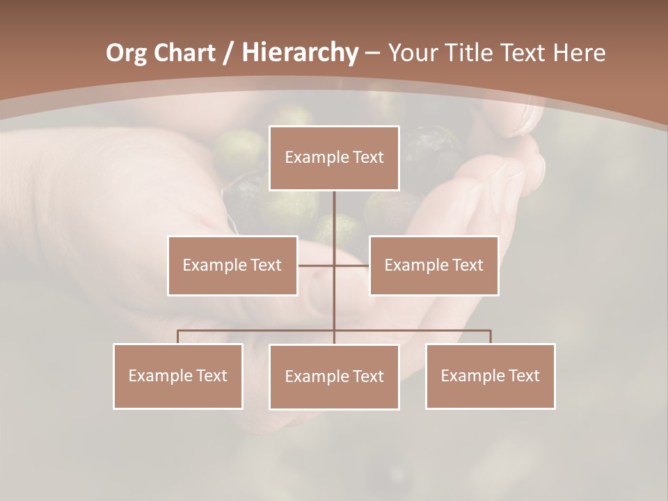 A Person Holding A Handful Of Olives In Their Hands PowerPoint Template