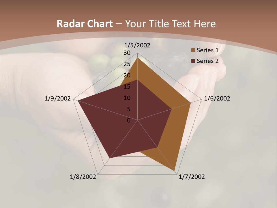 A Person Holding A Handful Of Olives In Their Hands PowerPoint Template