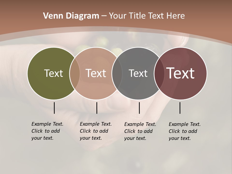 A Person Holding A Handful Of Olives In Their Hands PowerPoint Template