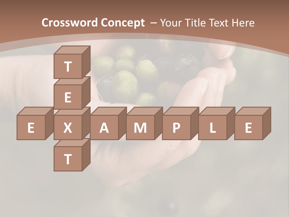 A Person Holding A Handful Of Olives In Their Hands PowerPoint Template