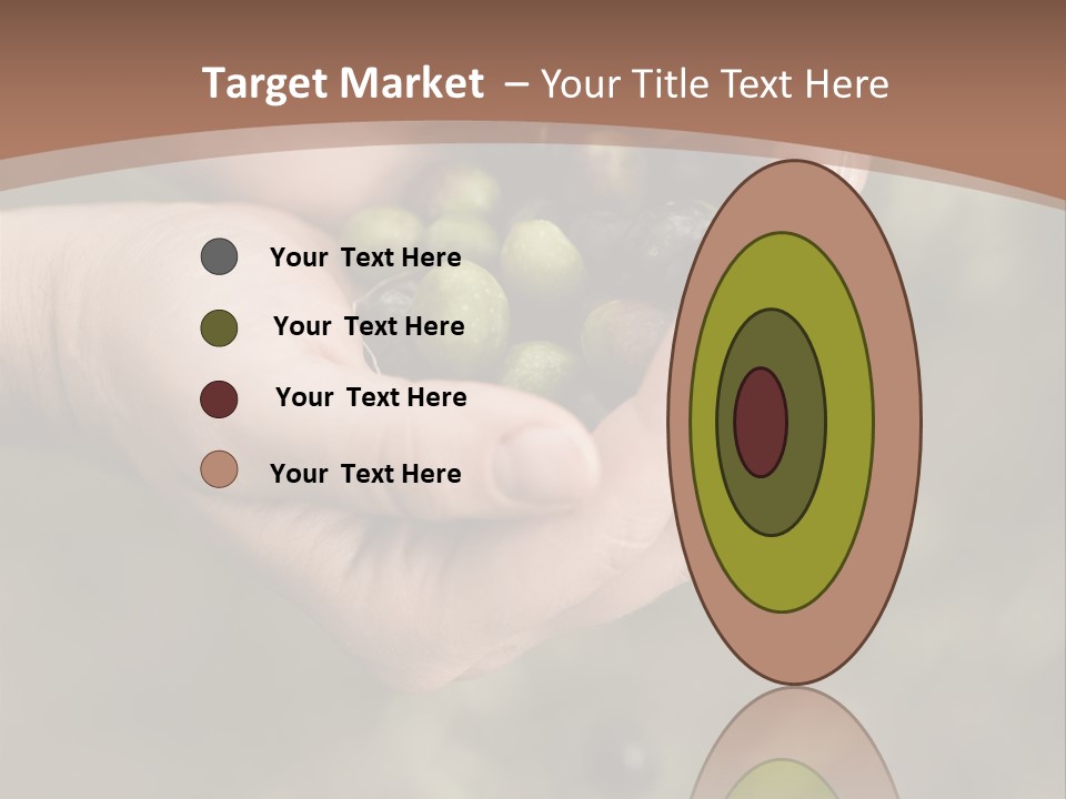 A Person Holding A Handful Of Olives In Their Hands PowerPoint Template