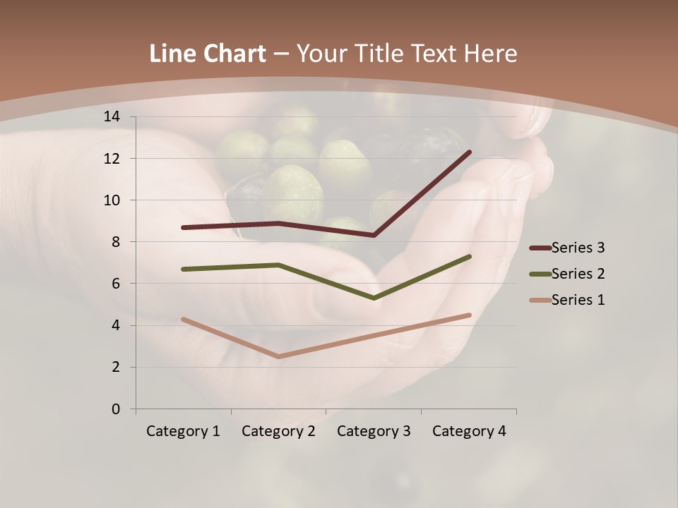 A Person Holding A Handful Of Olives In Their Hands PowerPoint Template