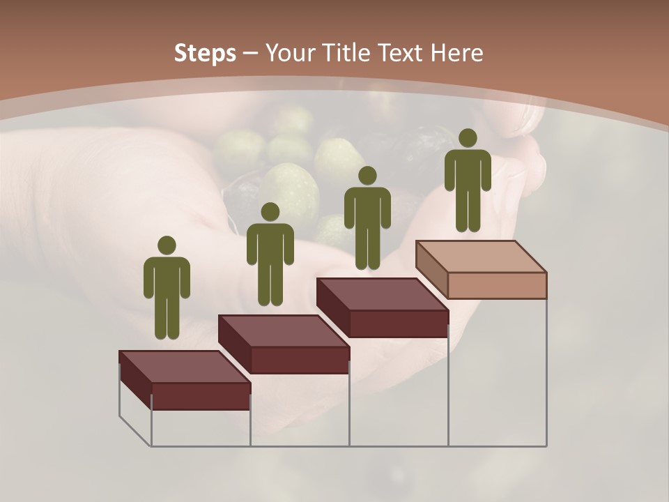 A Person Holding A Handful Of Olives In Their Hands PowerPoint Template