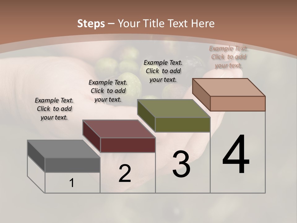 A Person Holding A Handful Of Olives In Their Hands PowerPoint Template