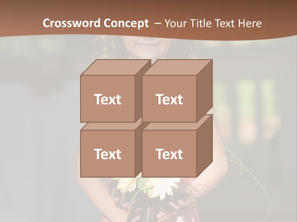 Flower Girl PowerPoint Template