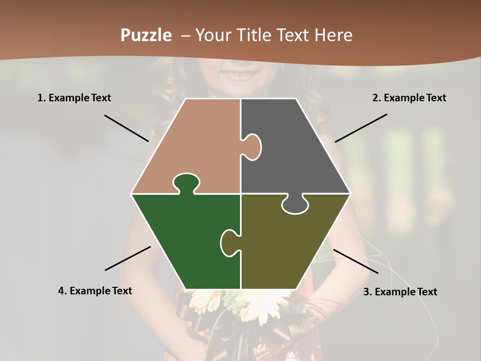 Flower Girl PowerPoint Template