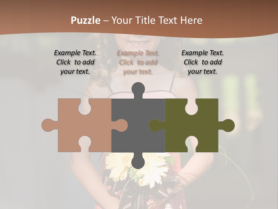 Flower Girl PowerPoint Template