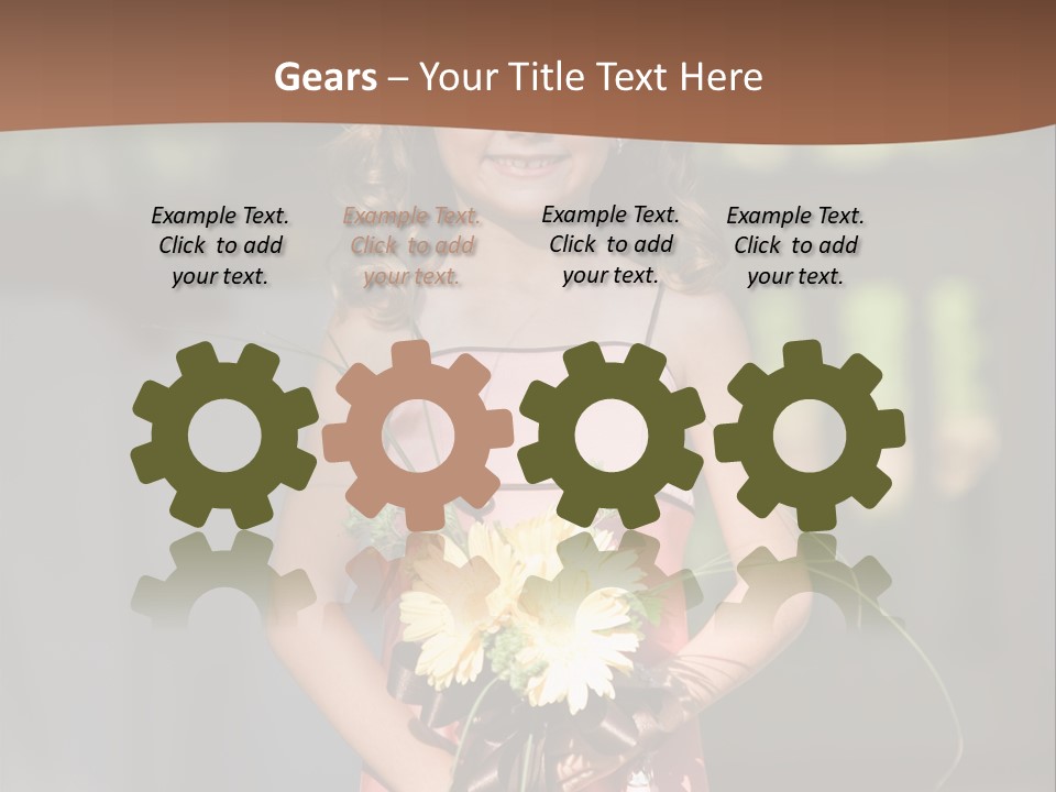 Flower Girl PowerPoint Template