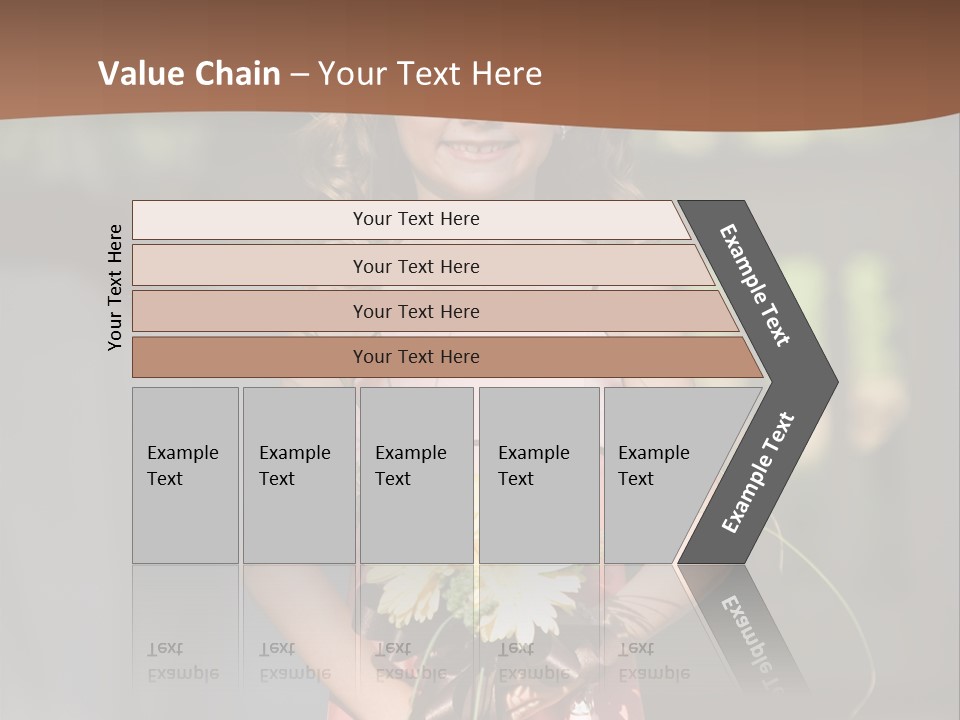 Flower Girl PowerPoint Template