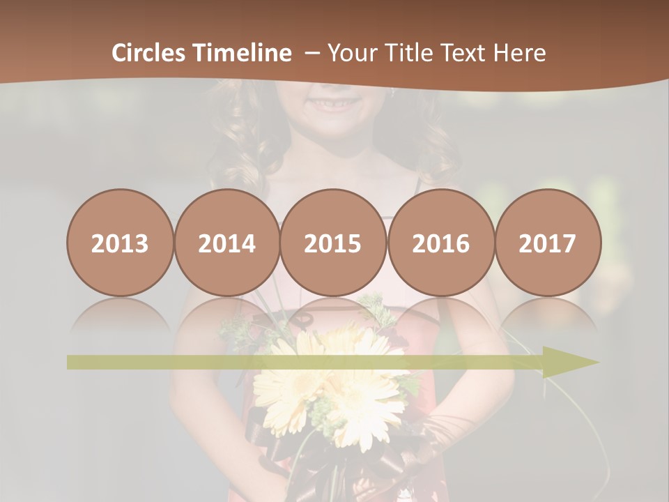 Flower Girl PowerPoint Template