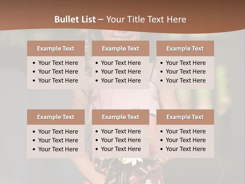 Flower Girl PowerPoint Template