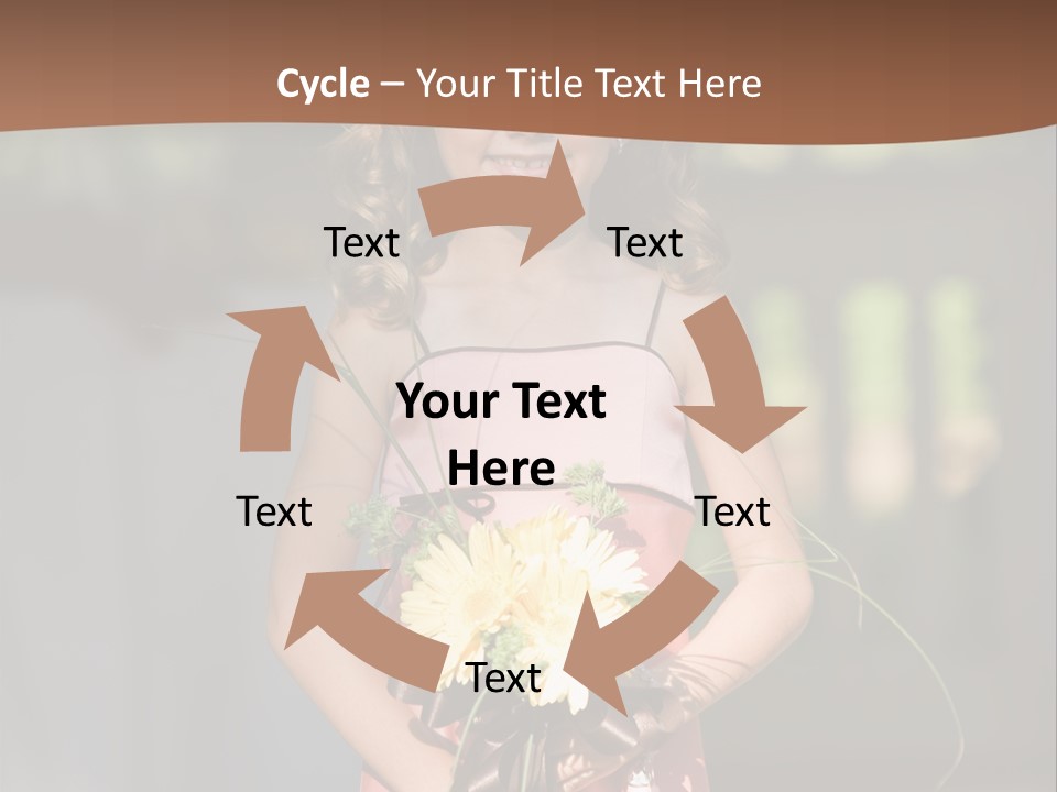 Flower Girl PowerPoint Template