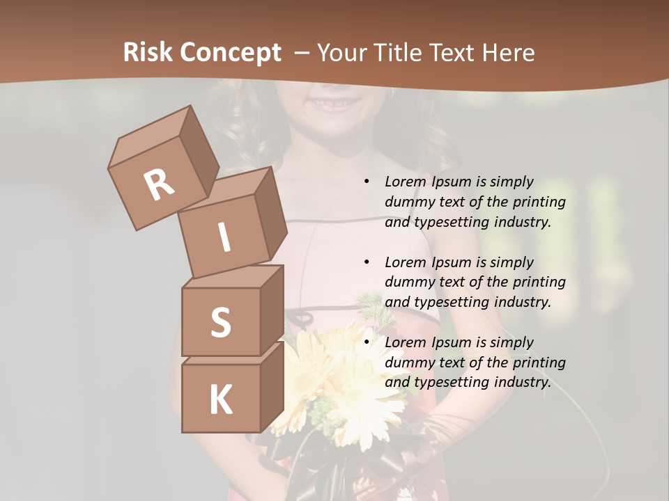 Flower Girl PowerPoint Template