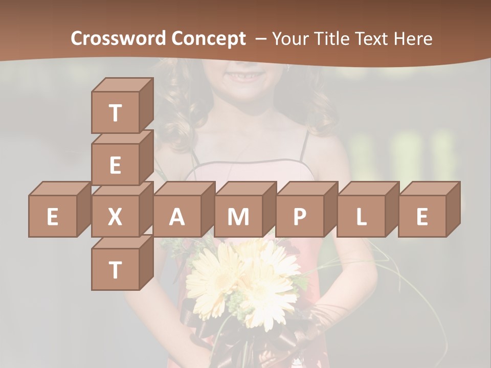 Flower Girl PowerPoint Template