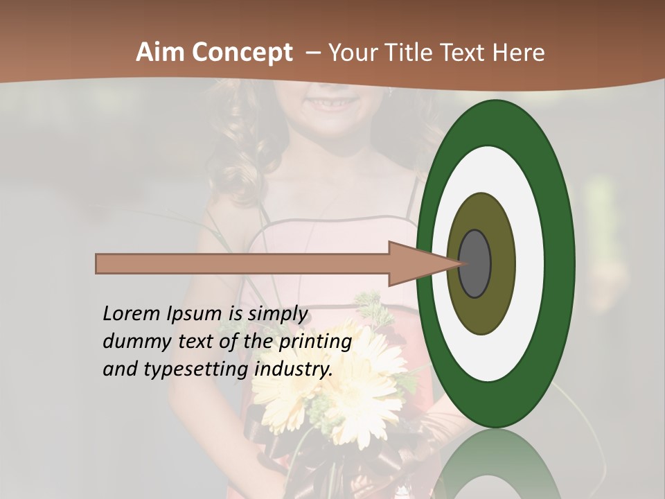 Flower Girl PowerPoint Template