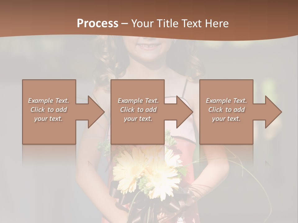 Flower Girl PowerPoint Template