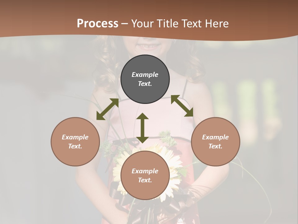 Flower Girl PowerPoint Template