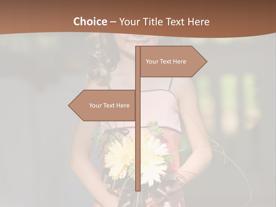 Flower Girl PowerPoint Template