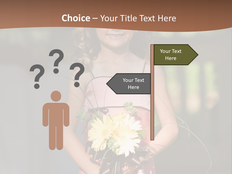 Flower Girl PowerPoint Template