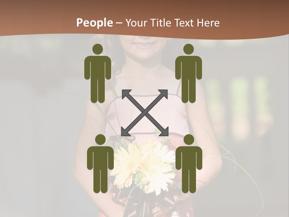 Flower Girl PowerPoint Template