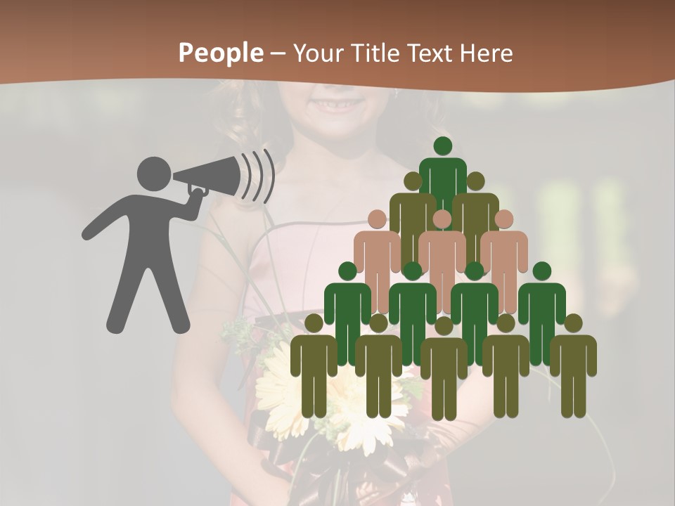 Flower Girl PowerPoint Template