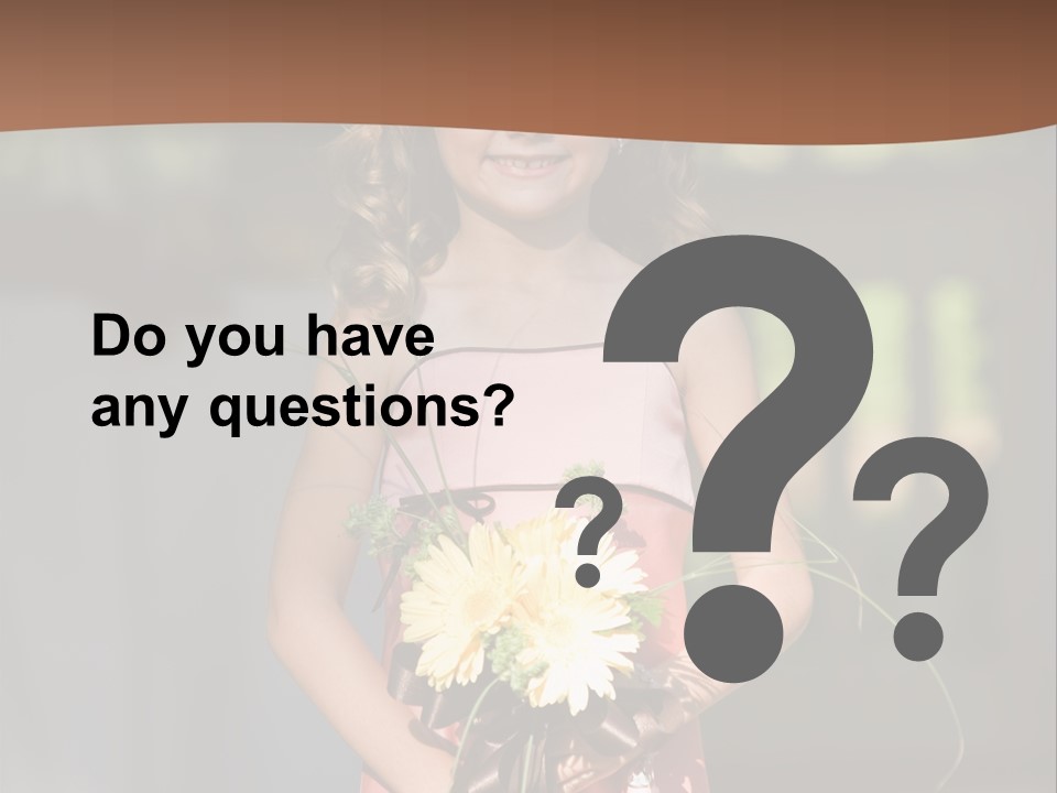 Flower Girl PowerPoint Template