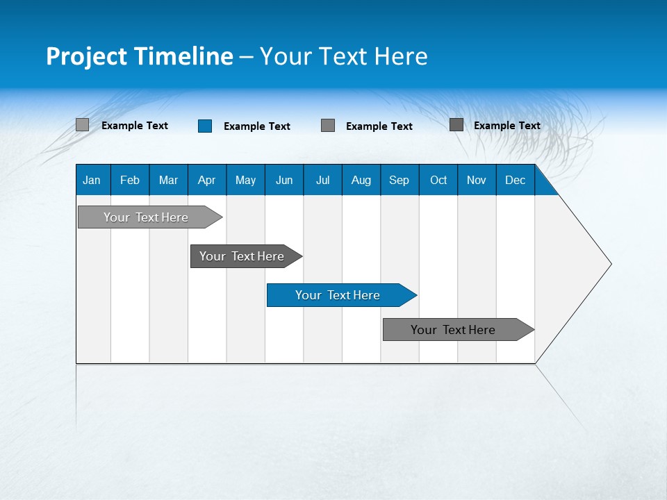 Close-Up De Uma Bela Mulher Com Olhos Azuis PowerPoint Template
